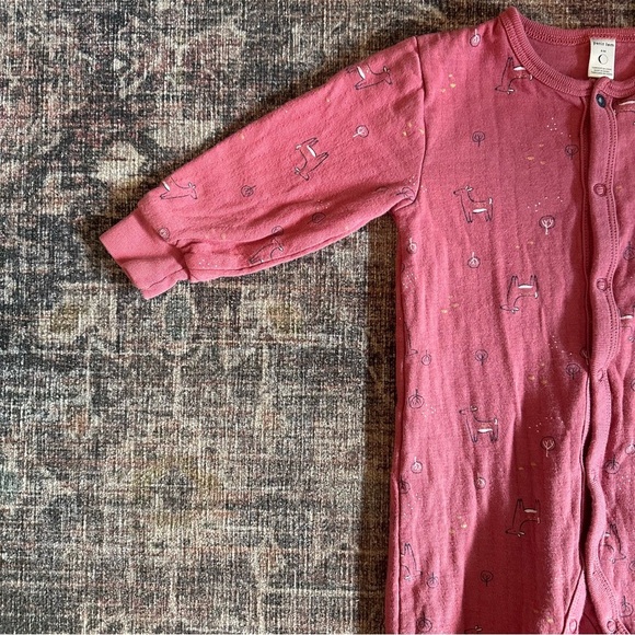 Petit Lem Berry Pink Baby Onesie | 6M - Picture 3 of 7